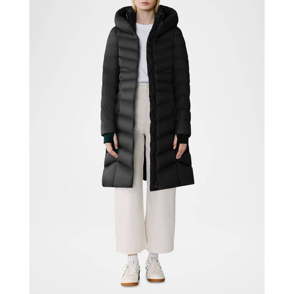 NEW SOIA&KYO lita-u midi coat in black